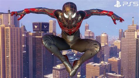 Spider Man Miles Morales Ps5 Advanced Tech Suit Free Roam Gameplay
