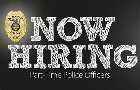 Gpd Now Hiring Part Time Police Officers Village Of Greenwich State Of Ohio
