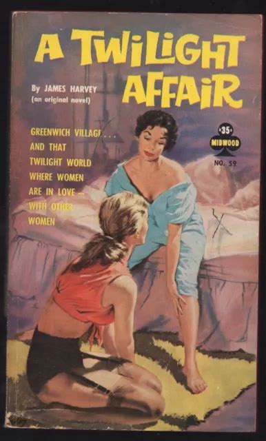 A Twilight Affair By James Harvey Vintage Sleaze Lesbian Paperback