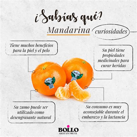 ¿sabías Qué Mandarina Frutas Bollo