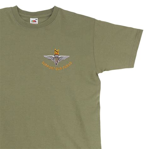 T Shirt Support Our Paras Parachute Regiment The Airborne Shop