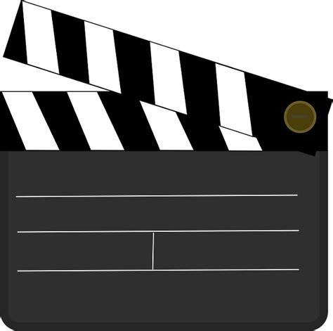 Download Clapperboard Cinema Videos Royalty Free Vector Graphic