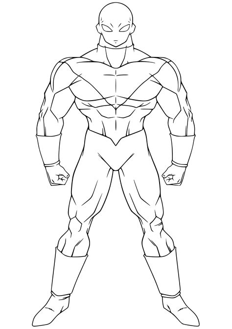 Dragon ball z coloring pages for kids. Jiren - Dragon Ball Z Kids Coloring Pages