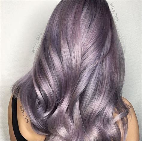 Pin By Victoria Garzon On Pelo Metallic Hair Lavender Hair Colors