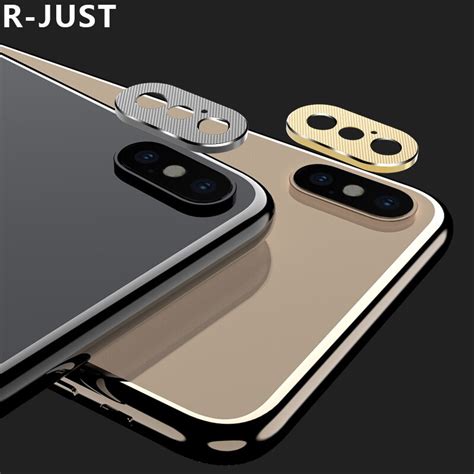 For Iphone Xs Max Lens Protector Luxury Full Cover Scratch Proof Metal