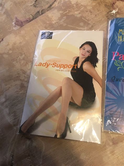 Vintage 3 Pairs Of Pantyhose Lot - Foreign - One Crot… - Gem
