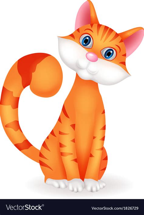 Orange Cat Cartoon Characters
