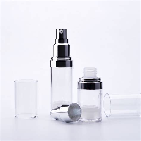 Wholesale PETG round 15ml 30ml 50ml airless cosmetic bottle-Maypak