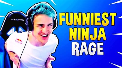 Ninja Fortnite Rage Compilation Youtube
