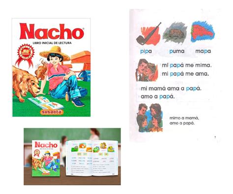 Cartilla Nacho Libro Inicial De Lectura 10 Unidades Ginual