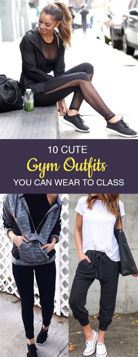 10 Cute Gym Outfits You Can Wear To Class Society19