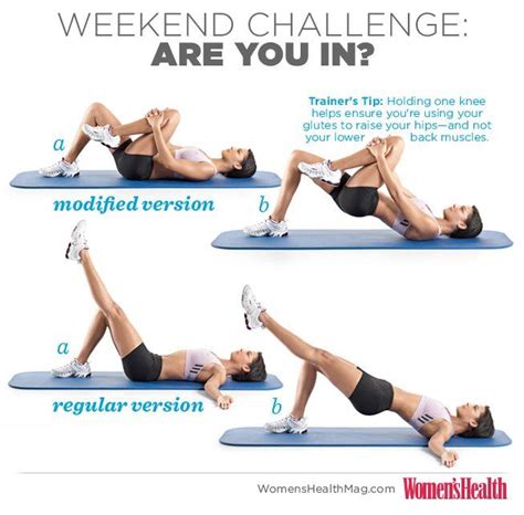 Whweekendchallenge Hip Raises This Exercise Works Your Glutes