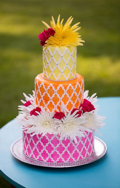 Celebration ceremonies & weddings via dreamy summer lavender wedding ideas. colorful wedding cakes | A Wedding Cake Blog