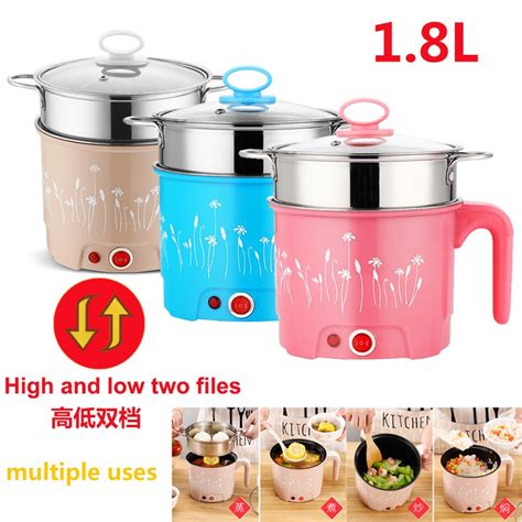 Two Files2 Layer Electric Travelling Steamboat Cooker 18l Multi