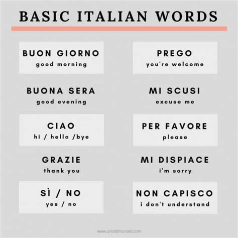 Pin By Maria Valenzuela On Learning Italiano In 2020 Italian Words