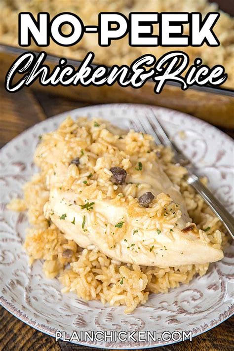 True southern chicken and dressing recipe. No-Peek Chicken and Rice - super easy dinner recipe ...