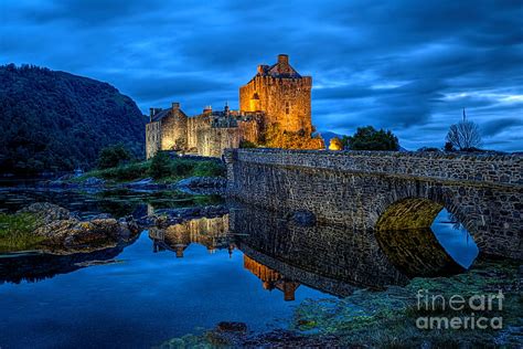 Eilean Donan Castle At Twilight Photograph By James Anderson Fine Art