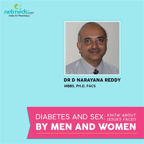 Diabetes And Sex Know About Issues Faced By Men And Women
