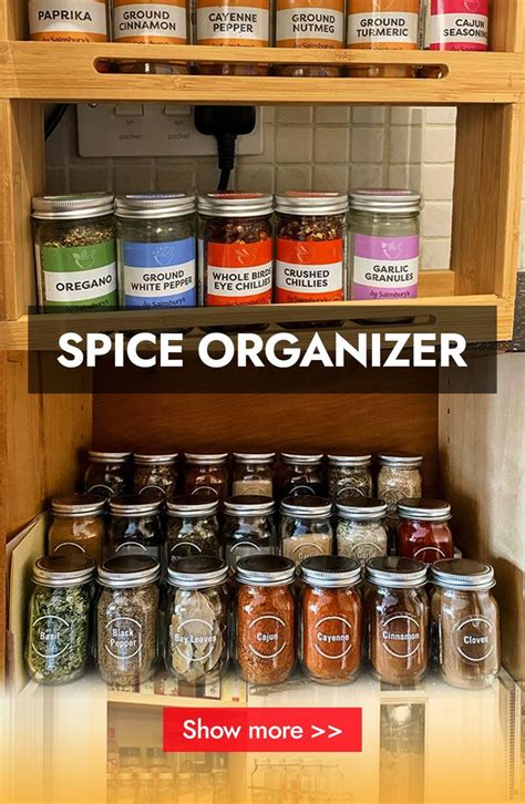 20 Fabulous Spice Rack Ideas A Solution For Your Kitchen Storage