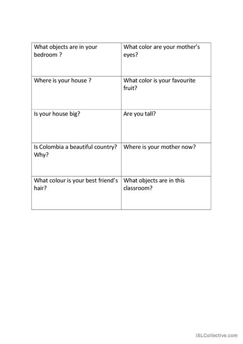 Speaking Cards Beginners Discussio English Esl Worksheets Pdf And Doc