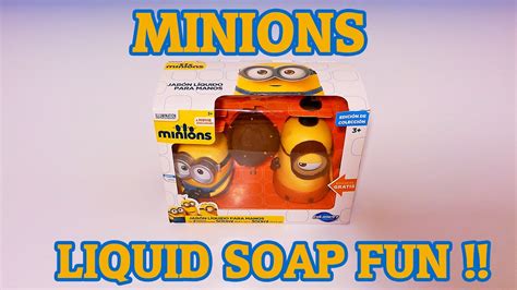 Minions Liquid Soap Fun Toys Minions Jabón Liquido Juguetes Youtube