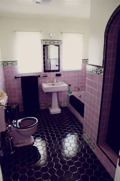 purple bathroom tile ideas  pictures