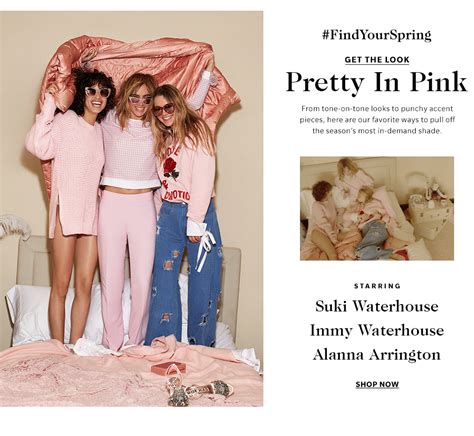 How To Wear Pink Spring 2017 Lookbook Shopbop Pink Spring Wear Pink How To Wear