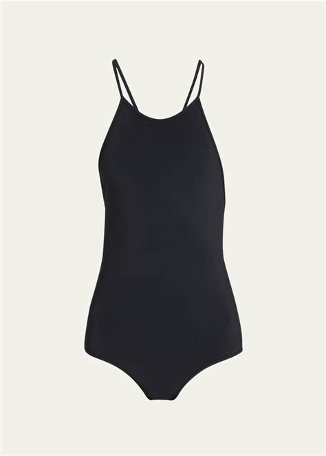 totême high neck one piece swimsuit shopstyle