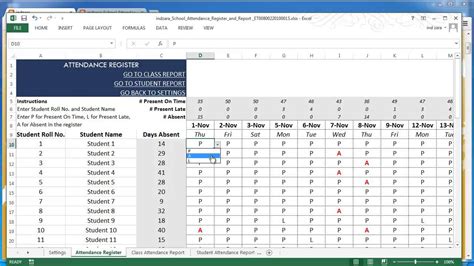 These cookies will be stored in your browser only with your consent. School Attendance Register and Report Excel Template v2 ...