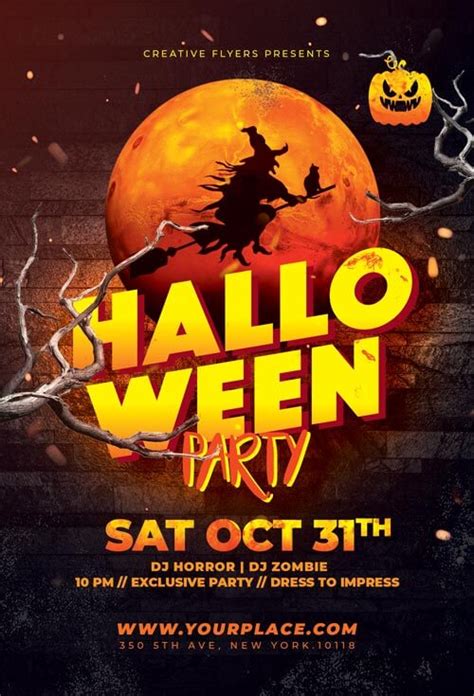 Save capturing the spirit of oakland 2021 to your collection. Halloween Party | Photoshop Psd - Creative Flyers