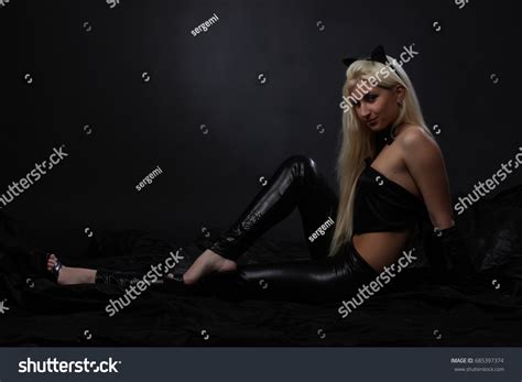 Sexy Girl Cats Ears Foto Stock Shutterstock