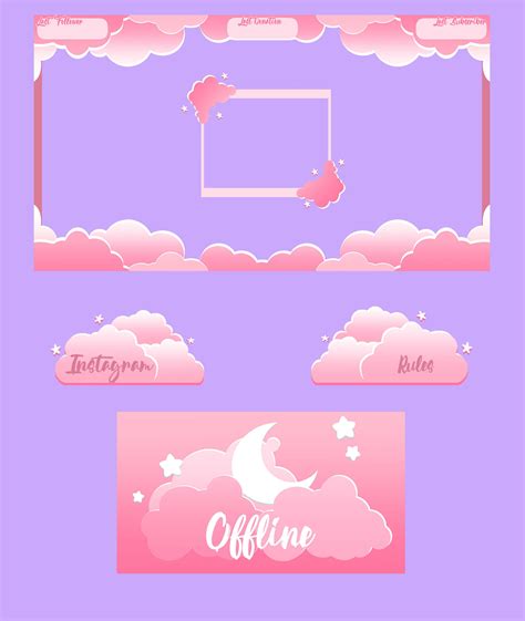 Mmicch I Will Create A Cute Custom Overlay For Your Stream On Twitch For On Fiverr Com