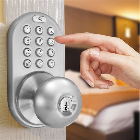 Keyless Entry Knob Door Lock With Electronic Digital Keypad By Milocks