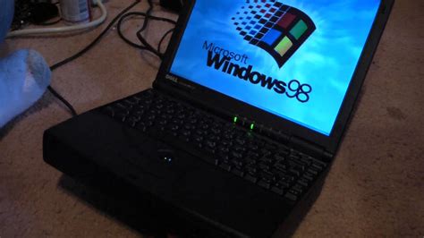 Vintage Dell Latitude Xpi Cd With Windows 98 Arrives Youtube