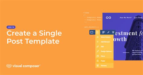 How To Design A Single Post Template With And Without Coding Visual