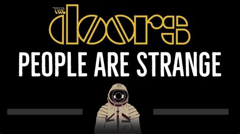 The Doors People Are Strange Cc 🎤 Karaoke Instrumental Lyrics