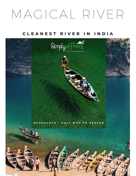 Do You Know The Cleanest River In India Virtual Travel Way To