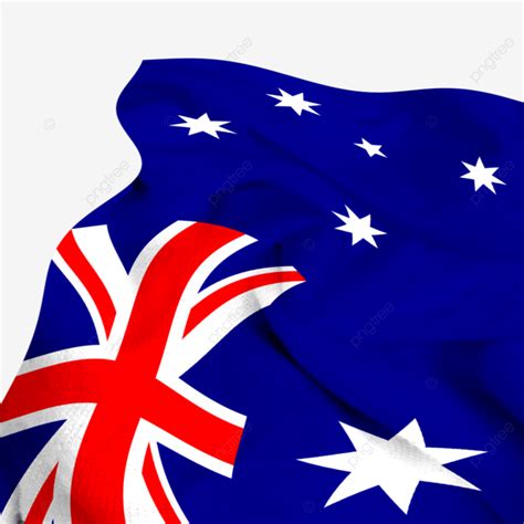 Australian Flag Clipart Vector Australian Flag Flying Wavy Effect Free