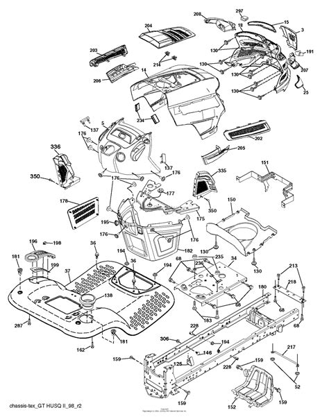 Husqvarna Yth22v42 96043017301 2014 03 Parts Diagram For Chassis