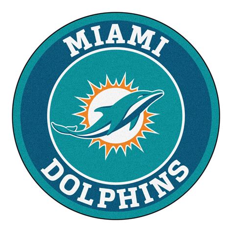 Logotipo De Miami Dolphins Circle Personalizable Logotipo De Etsy España