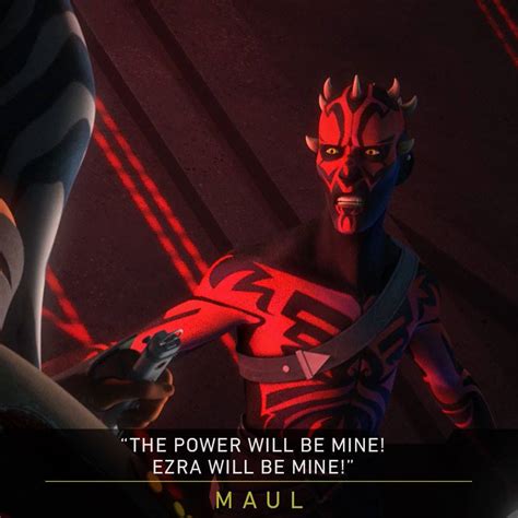Darth maul is one of the most compelling characters in the entire star wars universe, and here are the 10 best quotes from this epic villain. Image - Maul Quote.jpg | Star Wars Rebels Wiki | Fandom powered by Wikia