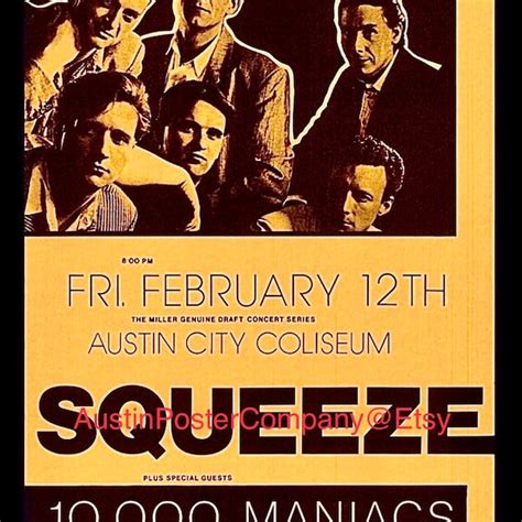 Squeeze Band Posters Etsy