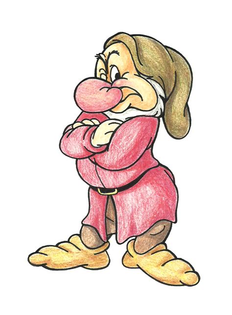Grumpy Snow White Dwarf Download Png Png All Png All