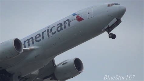 American Airlines Boeing 777 200er N797an Takeoff From Nrtrjaa
