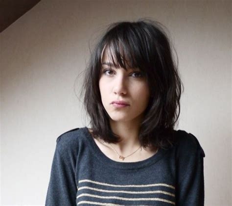 20wavy lob with side bangs. 15 Stylish Bob Designs for the Season | Long bob, Bobs and ...