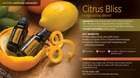 Citrus Bliss Invigorating Blend Dōterra Essential Oils