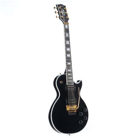 Gibson Les Paul Axcess Custom Ebony Gold Floyd Rose Cs701611 Music