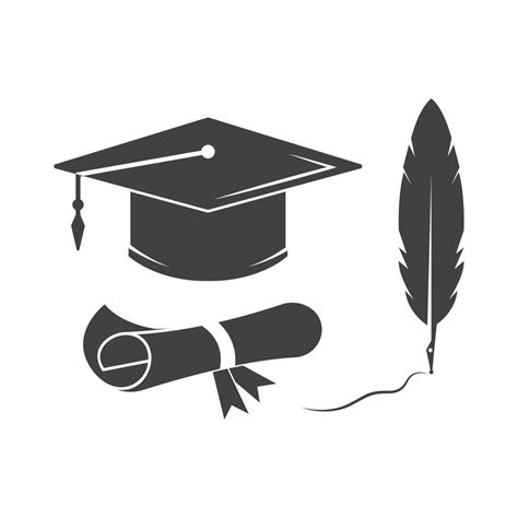 Graduation Cap Diploma Vector Illustration Design 21497290 Vector Art