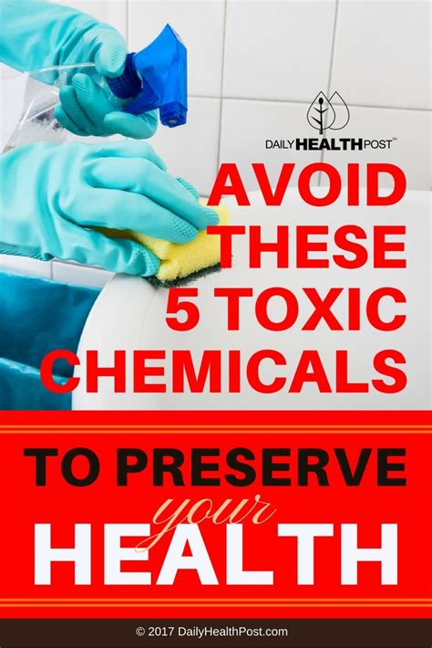 Avoid These 5 Toxic Chemicals To Preserve Your Health