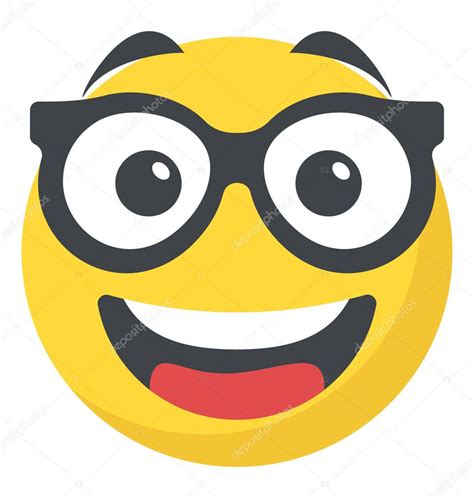 Cool Smiley Face Happy Emoji — Stock Vector © Vectorspoint 187282466